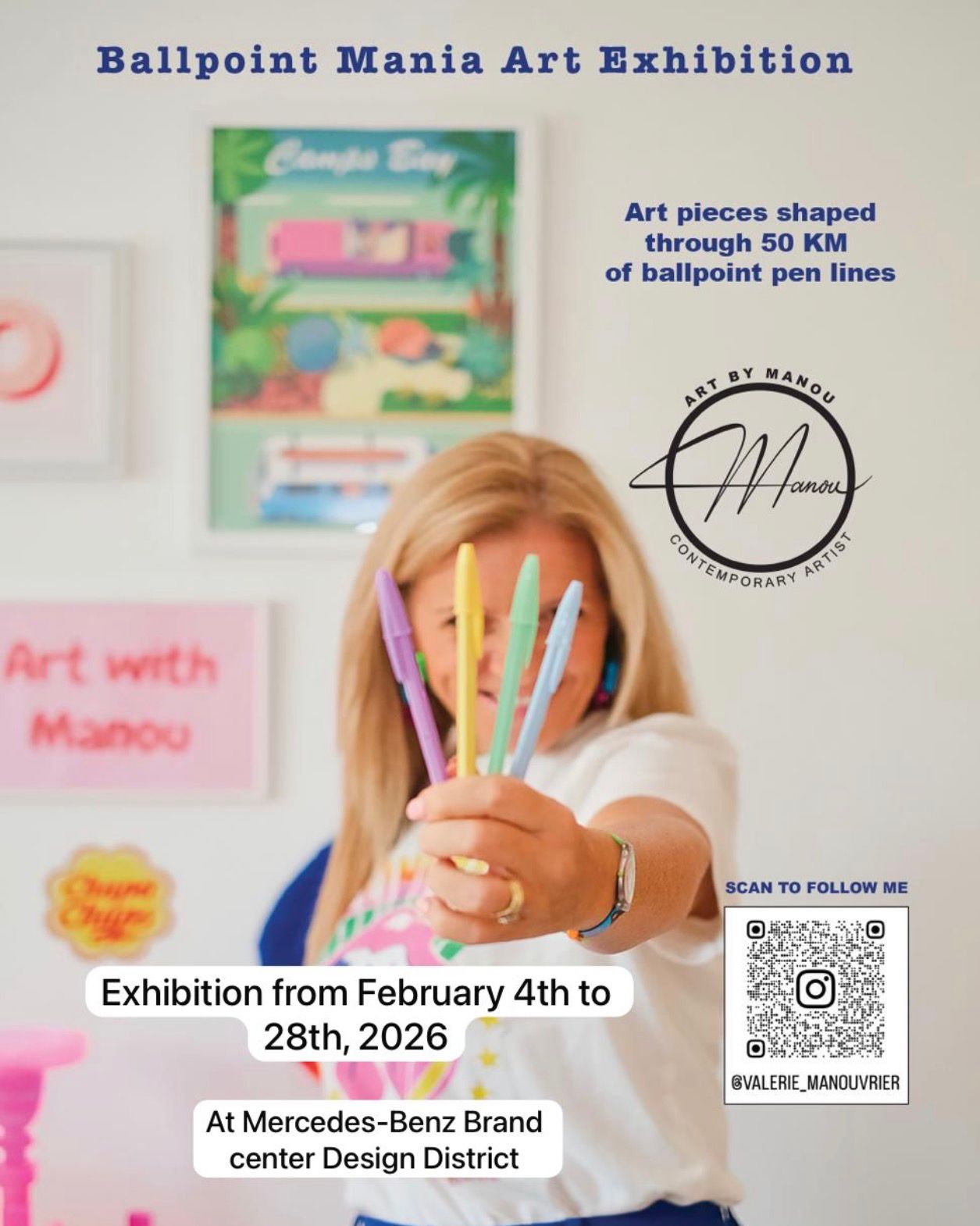 Ballpoint Mania Art Exhibition